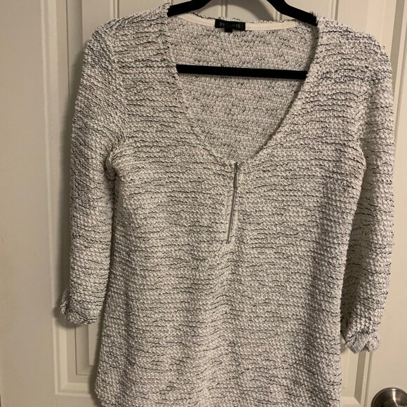 Dynamite Knit Pullover with Zipper - Picture 1 of 5